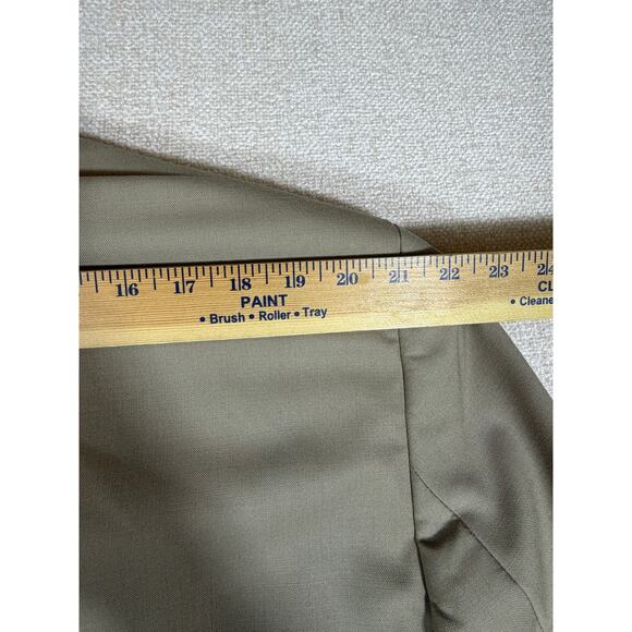 Chaps Ralph Lauren Men 46 Wool 2 Button Blazer Classic Dress Jacket Suit Coat - Picture 8 of 9